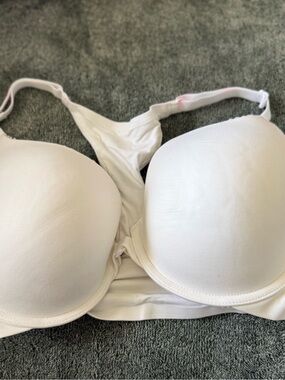Victoria's Secret White Padded Racerback Bra